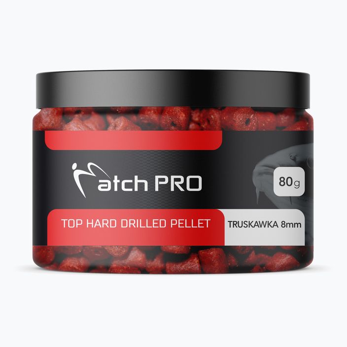 MatchPro Top Hard Drilled Strawberry 12 mm granulės su kabliuku 979523