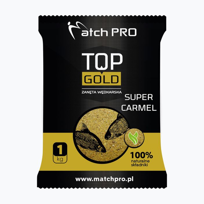 MatchPro Top Gold Super Carmel žvejybinis gruntinis masalas 1 kg 970004