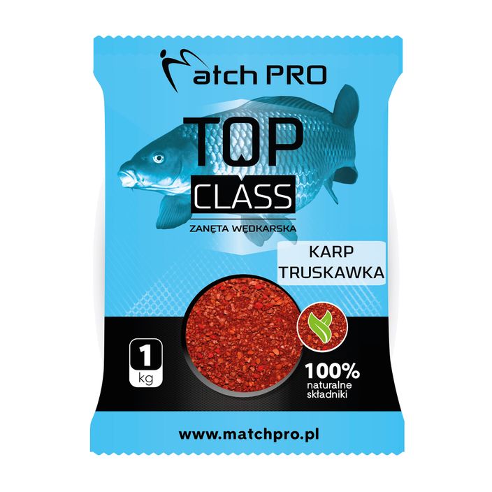 MatchPro Top Class Carp Strawberry karpių žūklės masalas 1 kg 970028 2