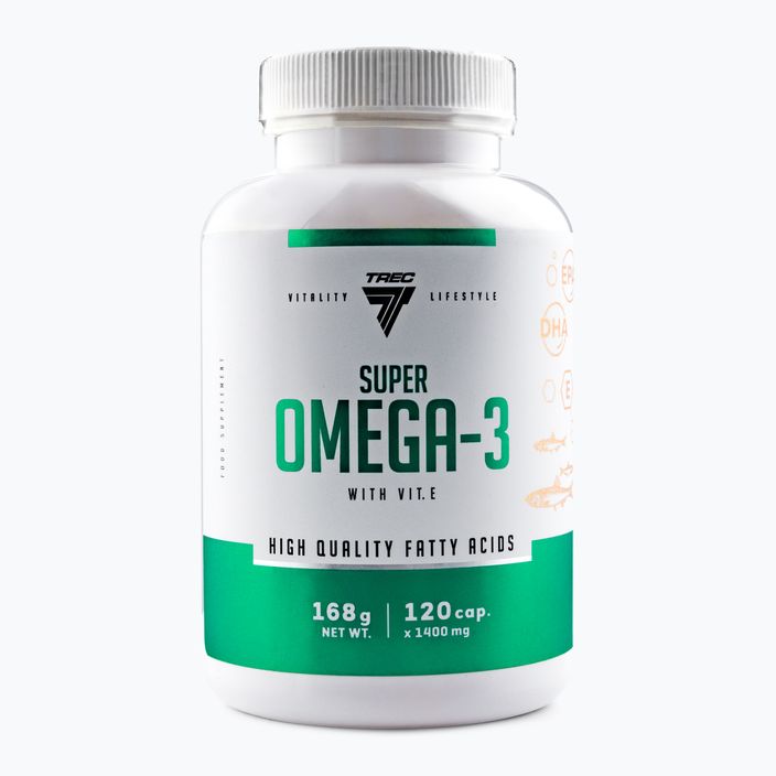 Super Omega 3 Trec riebalų rūgštys 120 kapsulių TRE/001
