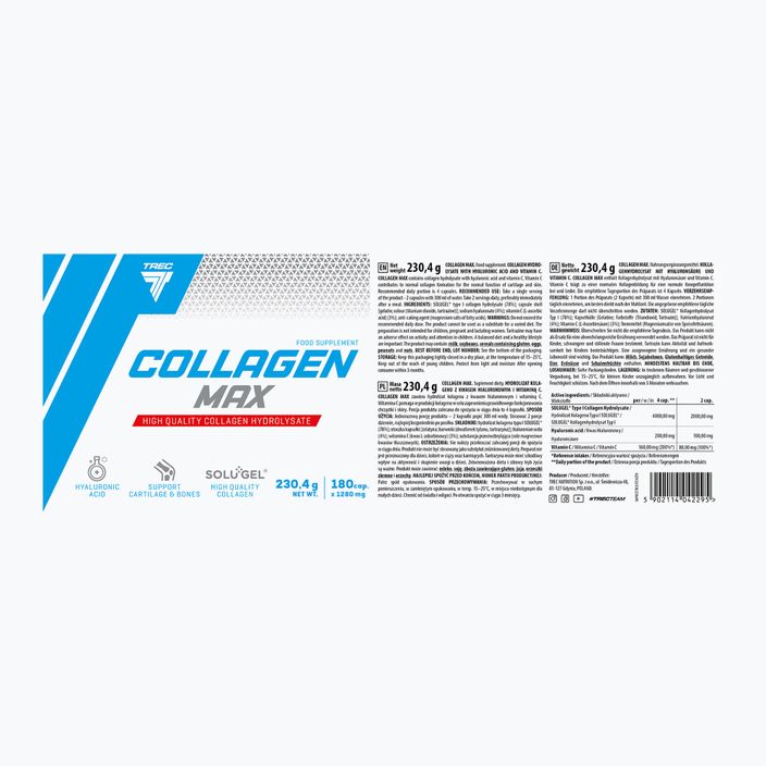 Trec Collagen Max 180 kapsulių 2