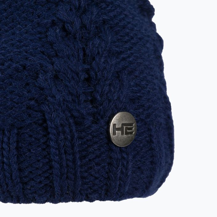 Moteriška žieminė kepurė su kaminu Horsenjoy Mirella, tamsiai mėlyna 2120503 3