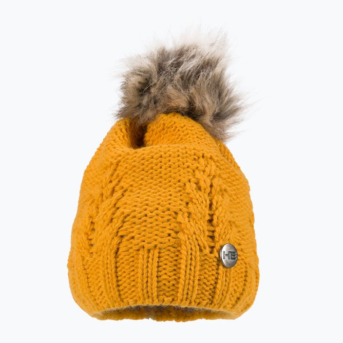 Moteriška žieminė kepurė su kaminu Horsenjoy Mirella honey 2120504 2