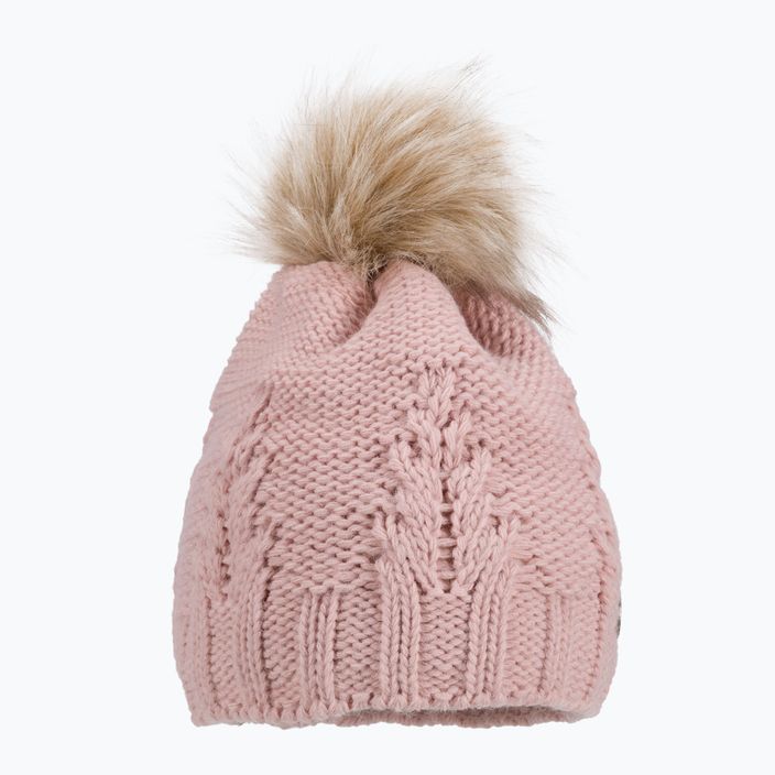 Moteriška žieminė kepurė su kaminu Horsenjoy Mirella rožinė 2120501