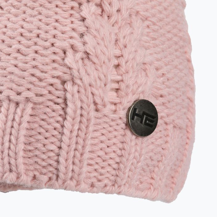 Moteriška žieminė kepurė su kaminu Horsenjoy Mirella rožinė 2120501 3
