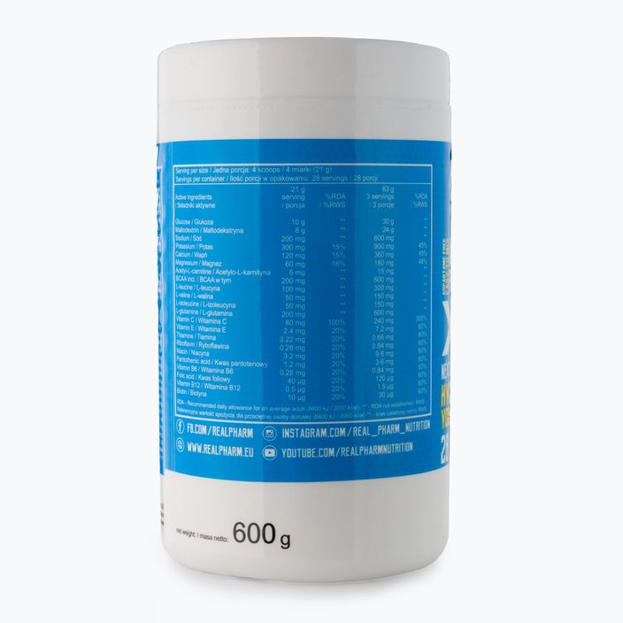ISO GO Real Pharm amino rūgštys 600g oranžinė 701169 2