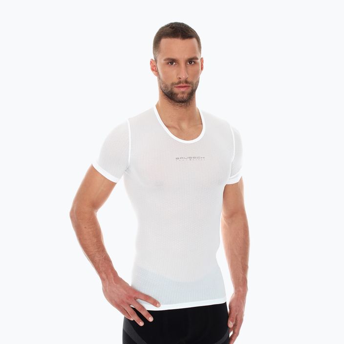 Brubeck SS10540 Bazinio sluoksnio terminiai marškinėliai balti 4
