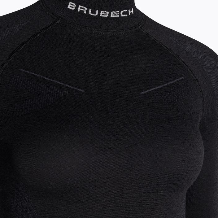 Brubeck LS11930 Extreme Wool termo megztinis juodos spalvos 3