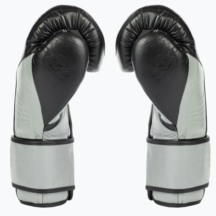 DBX BUSHIDO Muay Thai natūralios odos bokso pirštinės juodos ARB-431sz 4