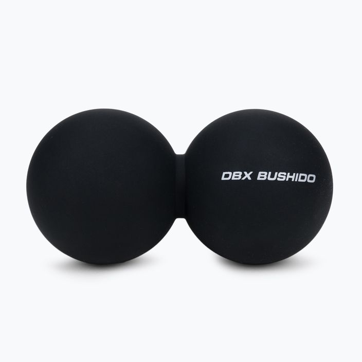 DBX BUSHIDO Lacrosse Mobility dvigubas juodas masažinis kamuolys 2