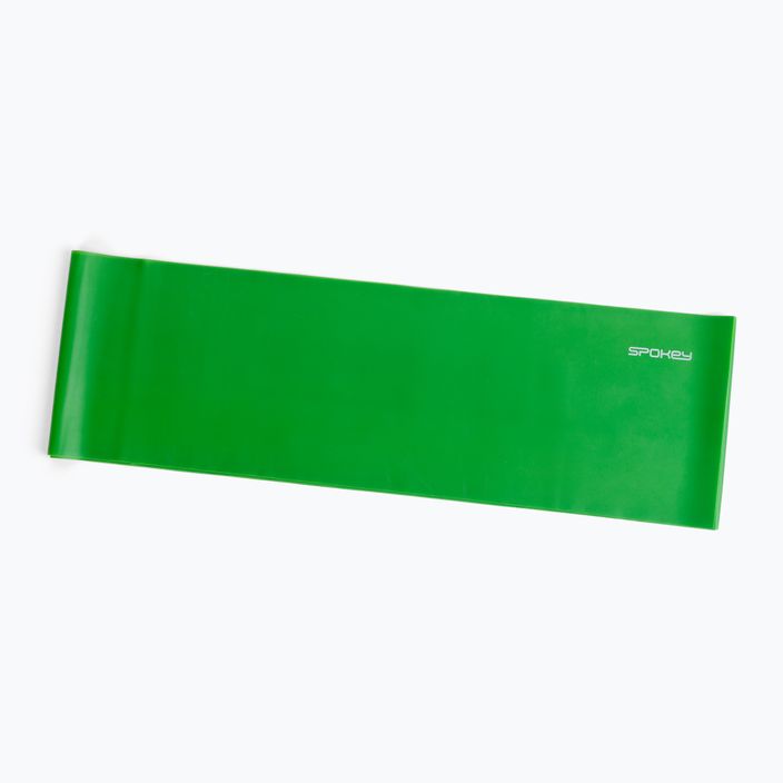 Spokey Ribbon II vidutiniškai žalia fitneso guma 920961 2