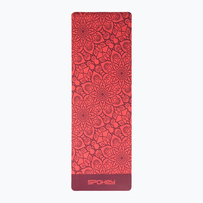 Jogos kilimėlis Spokey Yoga PK Mandala 4 mm raudonas 926051 2