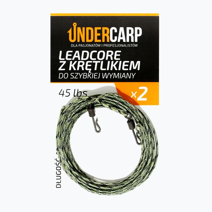 UnderCarp karpinis švino šerdis su greitai keičiamu virbalu UC4 žalia 2