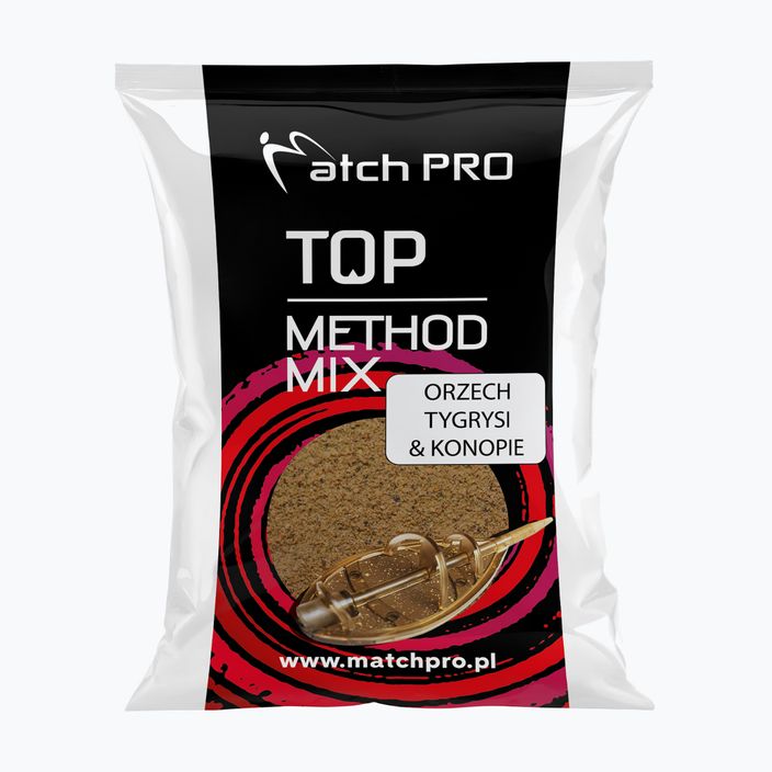 MatchPro Methodmix Tygysi graikinių riešutų ir kanapių žūklės masalas 700 g 978315