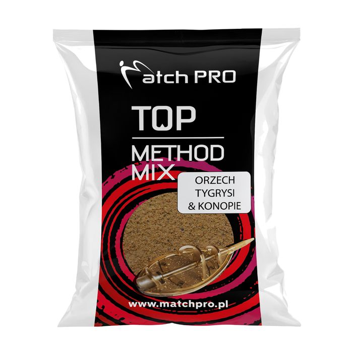 MatchPro Methodmix Tygysi graikinių riešutų ir kanapių žūklės masalas 700 g 978315 2