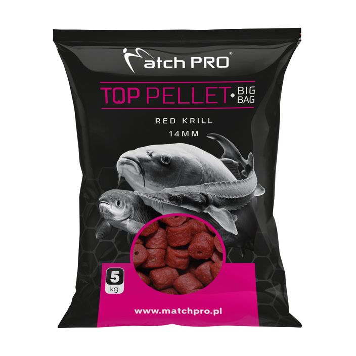 MatchPro karpių granulės Big Bag Red Krill 14mm 5kg 977016 2