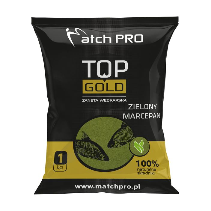 MatchPro Top Gold Green Marzipan žūklės masalas 1 kg 970016 2
