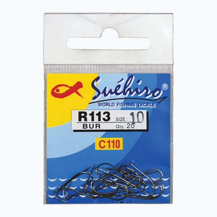 Milo R113 Suehiro žvejybiniai kabliukai juodos spalvos 012AMR113 A24