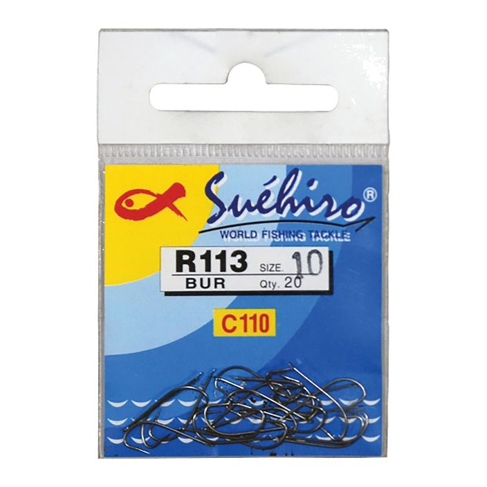 Milo R113 Suehiro žvejybiniai kabliukai juodos spalvos 012AMR113 A24 2