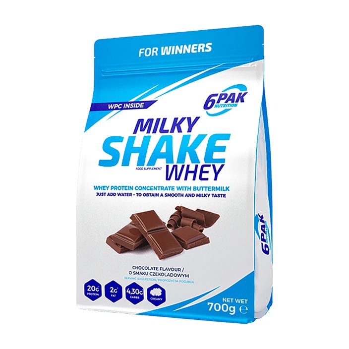 Išrūgos 6PAK Milky Shake 700 g Šokoladas 2
