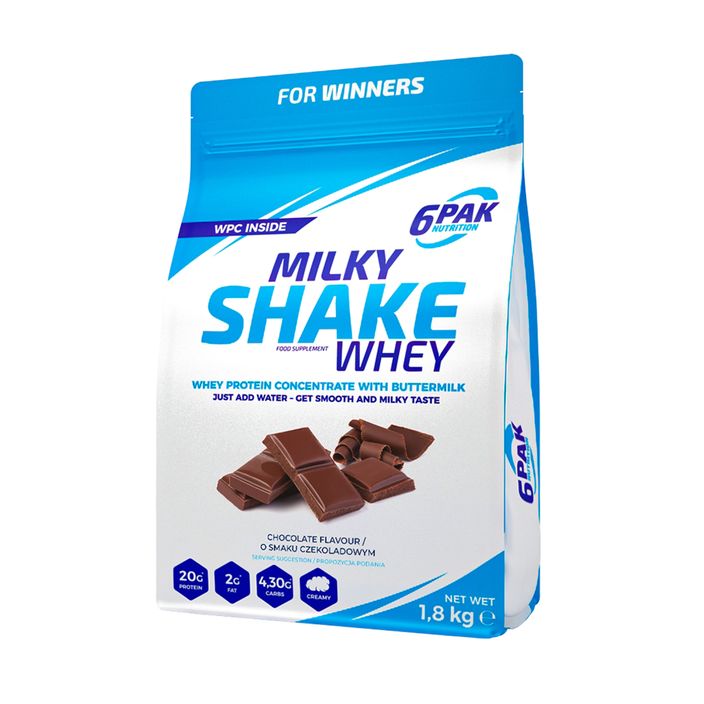 Išrūgos 6PAK Milky Shake 1800 g Šokoladas 2
