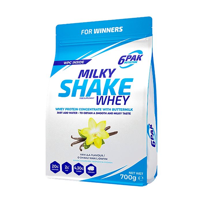 Išrūgos 6PAK Milky Shake 700 g Vanilė 2