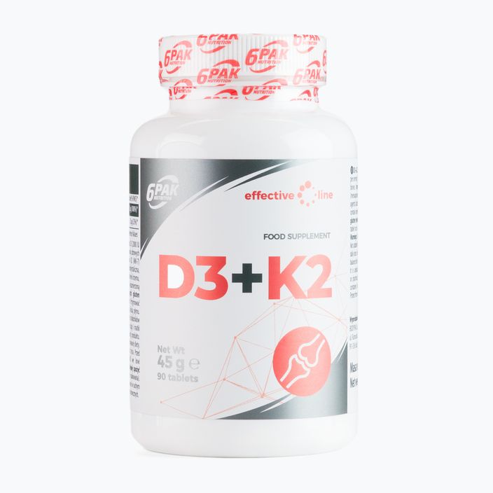 Vitaminai D3 + K2 6PAK EL D3 K2 90 tablečių