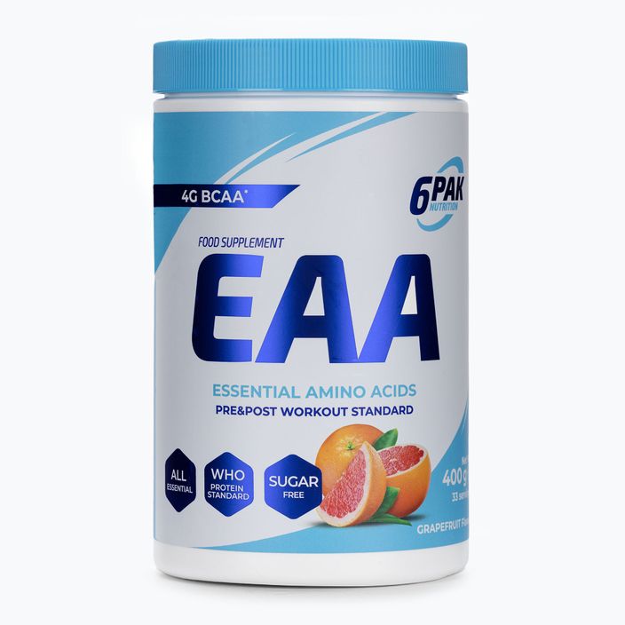 6PAK EAA amino rūgštys 400 g Greipfrutų