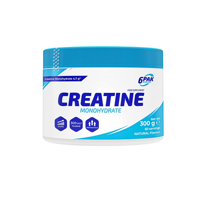 Kreatinas 6PAK Kreatino monohidratas 300 g Pure 2