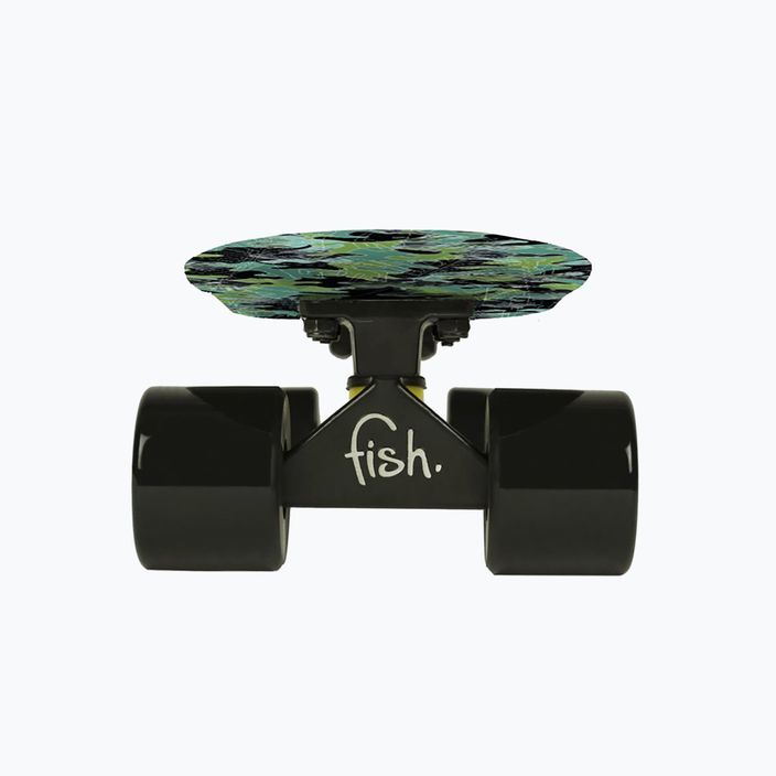 Fish Skateboards Print Camo green FS-FB-CAM-BLA-BLA riedlentė 9