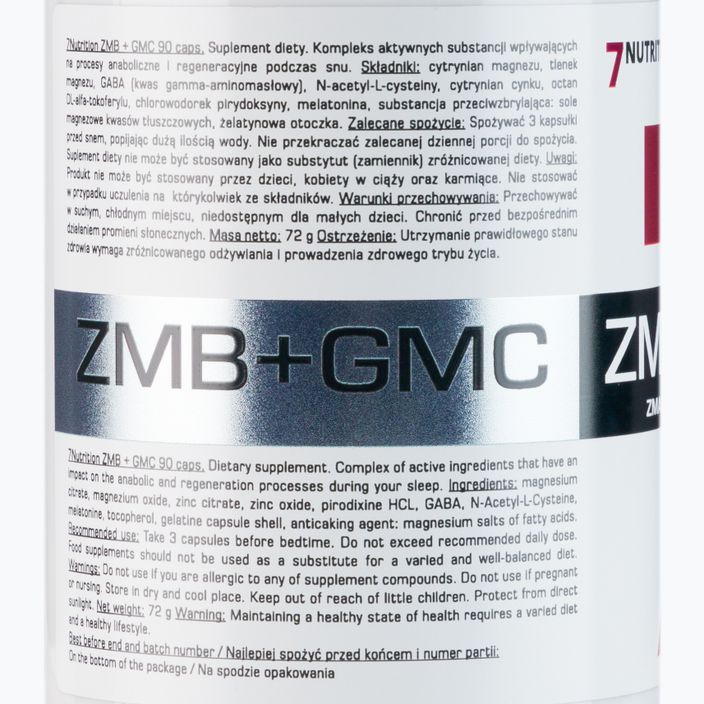 7Nutrition papildas ZMB + GMC 90 kapsulių 2