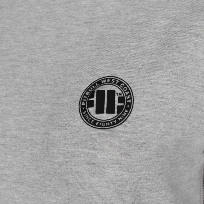Moteriški Pitbull West Coast Crewneck F.Terry 'Small Logo' pilkos/melanžinės spalvos džemperis 9
