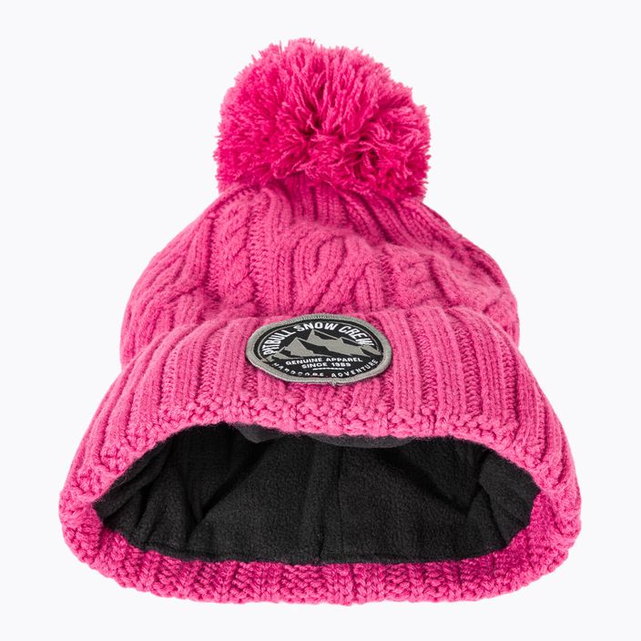 Žieminė kepurė Pitbull West Coast Beanie Snow Crew pink 5