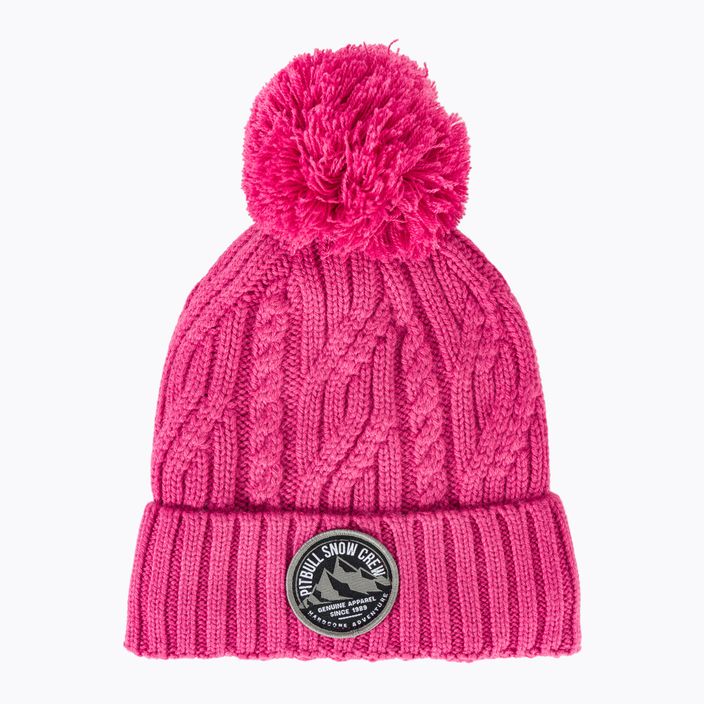 Žieminė kepurė Pitbull West Coast Beanie Snow Crew pink 6