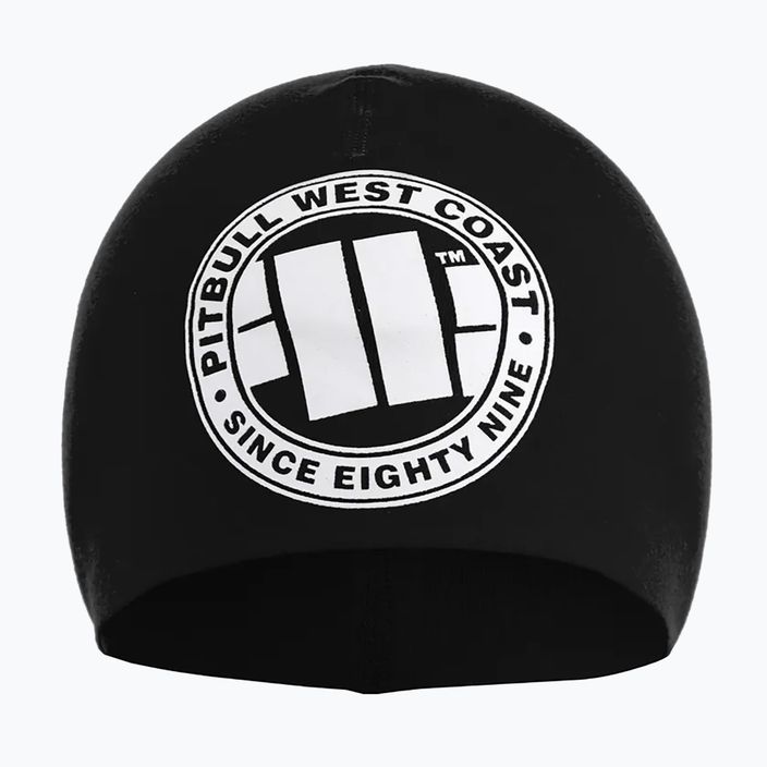 Pitbull West Coast žieminė kepurė su dideliu logotipu juoda/balta 2