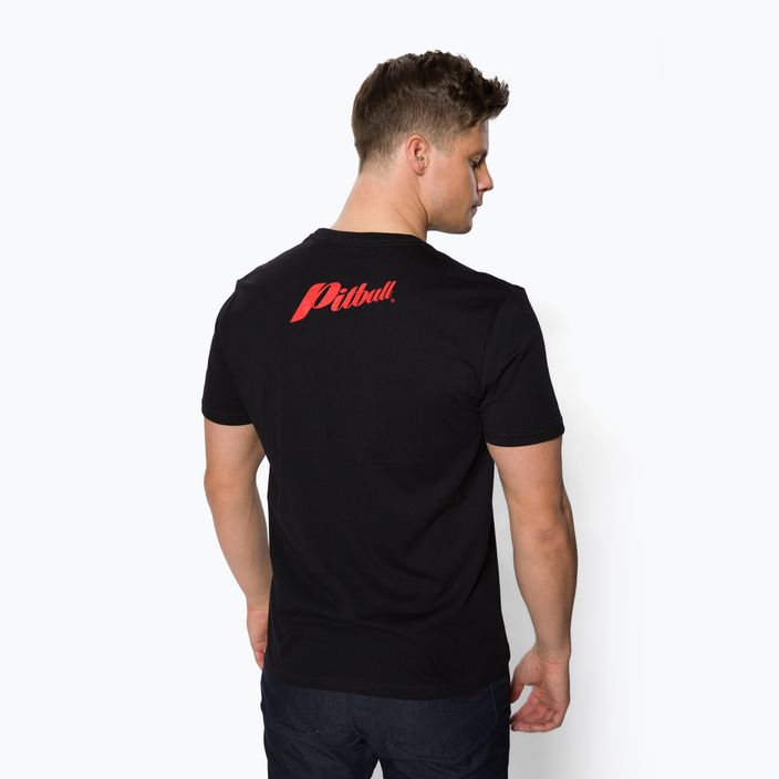 Pitbull West Coast vyriški RED BRAND marškinėliai juodi 3