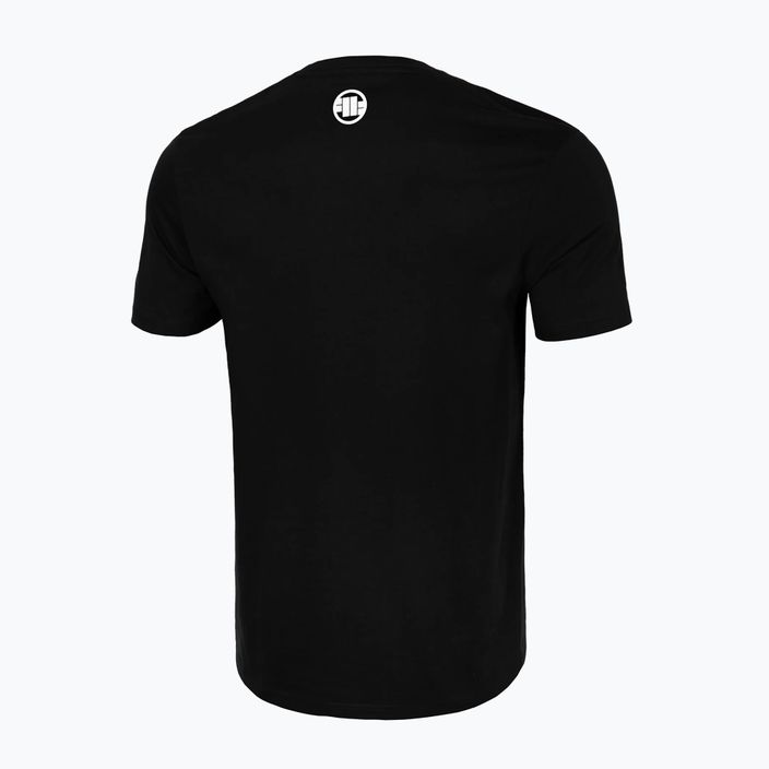Pitbull West Coast Steel Logo vyriški marškinėliai juodi 2