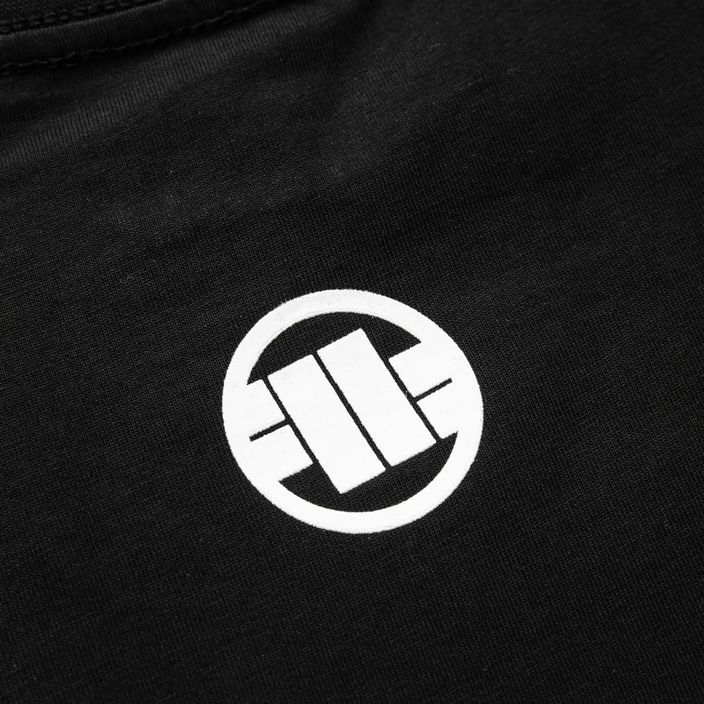 Pitbull West Coast Steel Logo vyriški marškinėliai juodi 4
