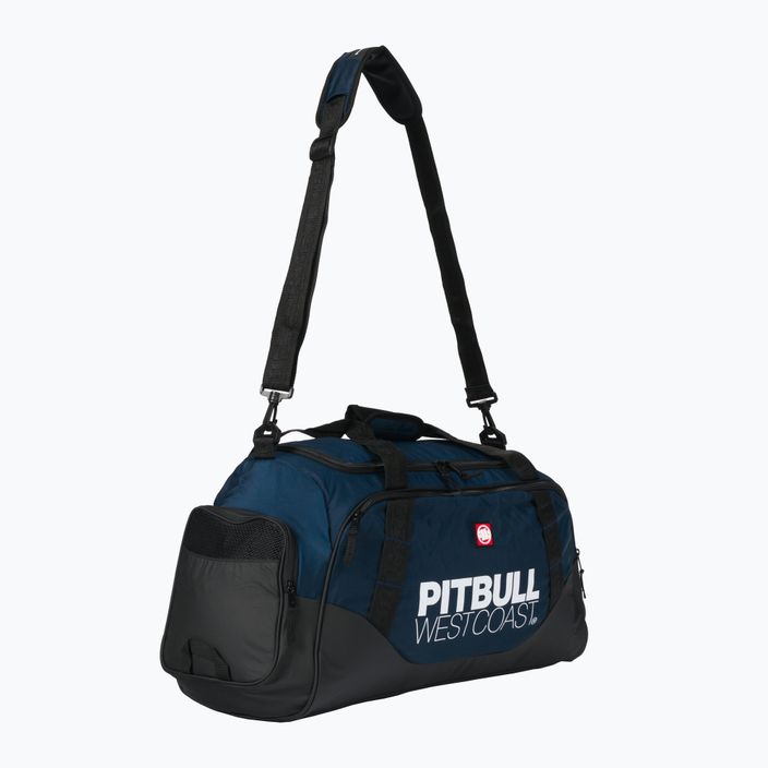 Pitbull West Coast TNT Sports 50 l juodas/tamsiai margas vyrų treniruočių krepšys 2