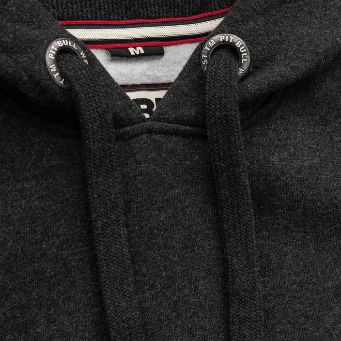 Vyriškas megztinis su gobtuvu Pitbull West Coast Small Logo 21 charcoal melange 4