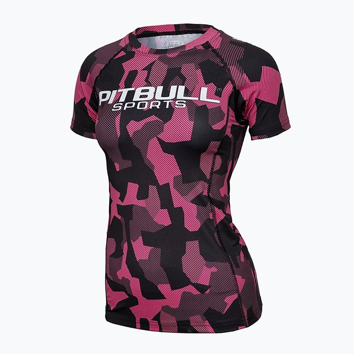 Pitbull West Coast moterų T-S Rash Dillard pink camo marškinėliai