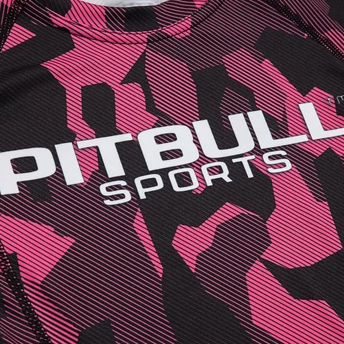 Pitbull West Coast moterų T-S Rash Dillard pink camo marškinėliai 3
