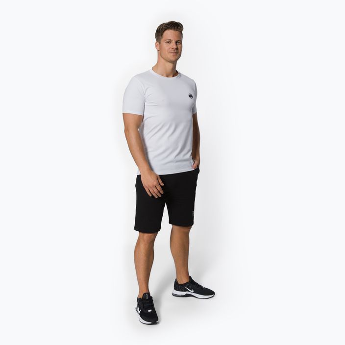 Pitbull West Coast vyriški marškinėliai Slim Fit Lycra Small Logo T-shirt white 2