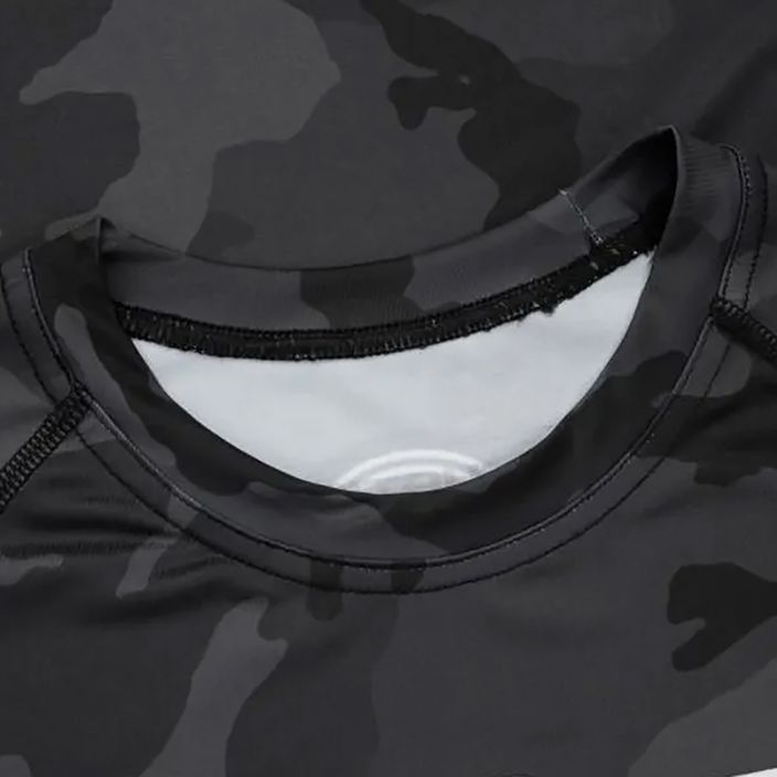 Pitbull West Coast moteriškas marškinėlis Rash T-S All black camo rashguard 4