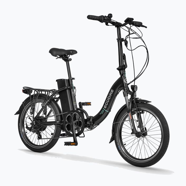 EcoBike Even 36V 14.5Ah 522Wh elektrinis dviratis juodas 1010202 2