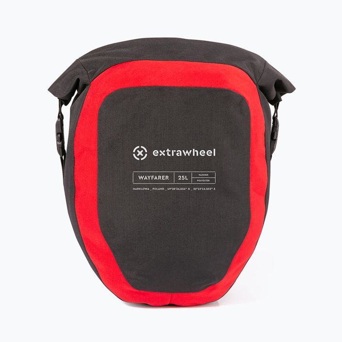 Extrawheel Wayfarer dviračių krepšiai juodi E0079 3
