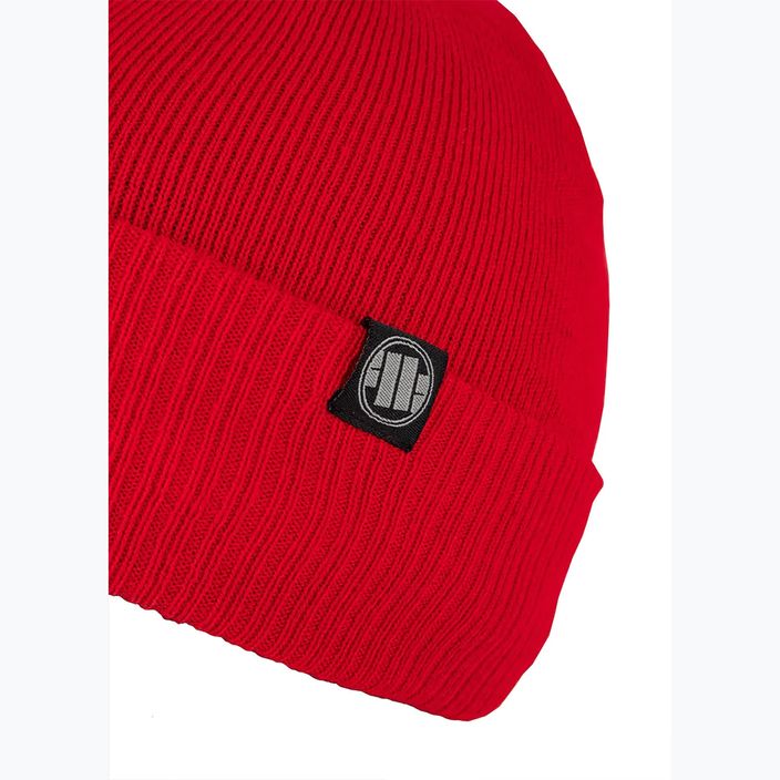 Žieminė kepurė Pitbull West Coast Beanie Small Logo red 3