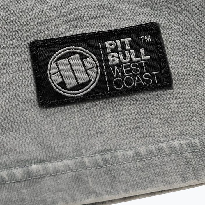 Vyriški marškinėliai Pitbull West Coast T-Shirt Small Logo Denim Washed 190 grey/melange 6