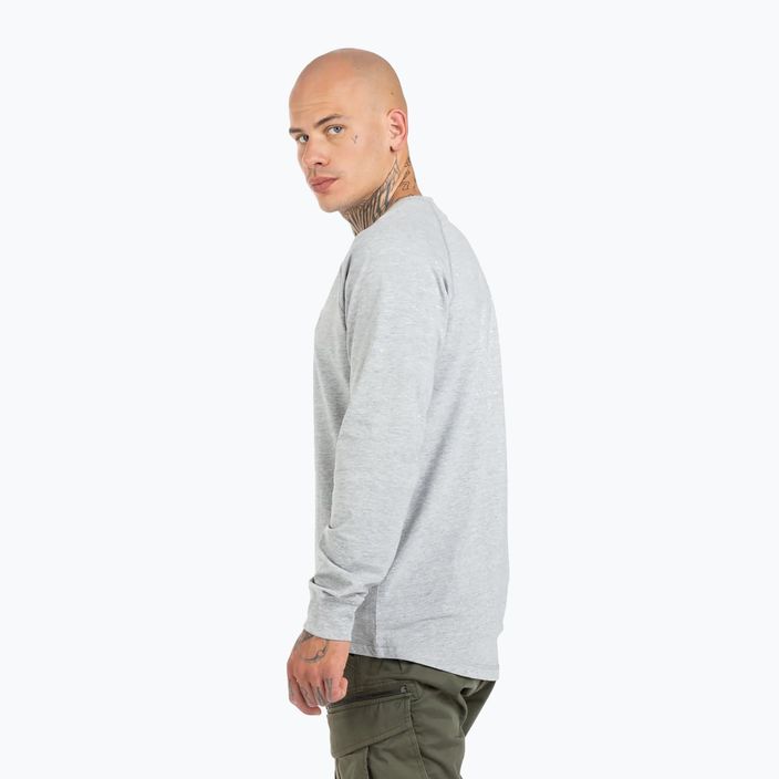 Vyriški Pitbull West Coast Small Logo Spandex 210 pilki/melanžiniai džemperiai 3