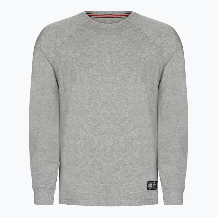 Vyriški Pitbull West Coast Small Logo Spandex 210 pilki/melanžiniai džemperiai 7